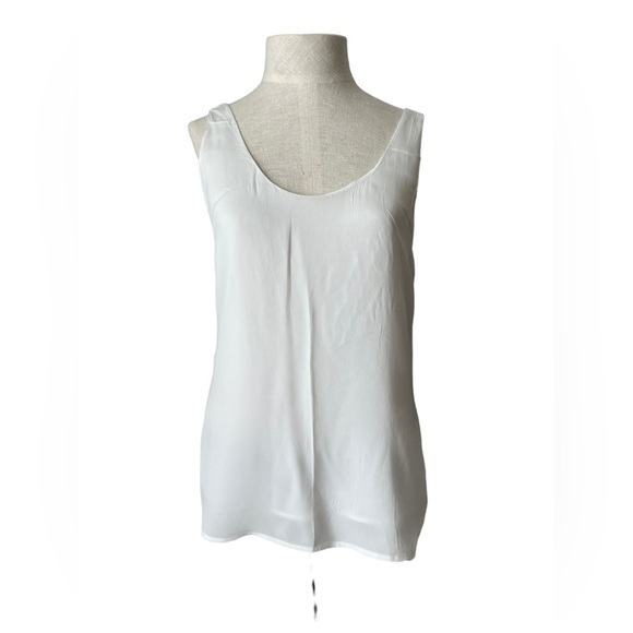 Adolfo Dominguez White sleeveless viscose top size 38/US4. - Picture 1 of 9